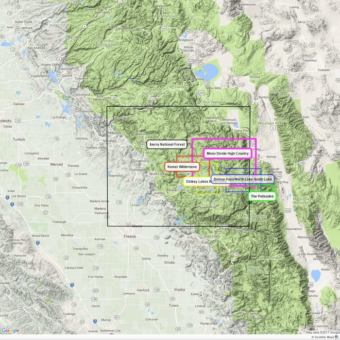 The Palisades Trail Map