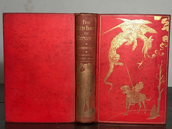 THE RED BOOK OF ROMANCE - Lang, H.J. Ford Illustrations - 1st Ed, 1905