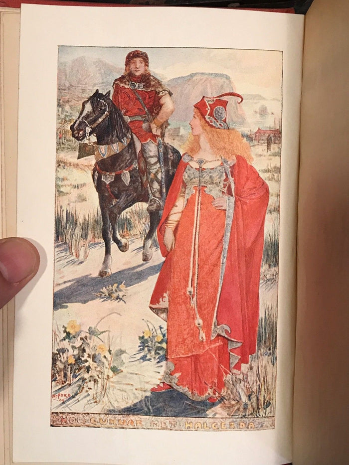 THE RED BOOK OF ROMANCE - Lang, H.J. Ford Illustrations - 1st Ed, 1905