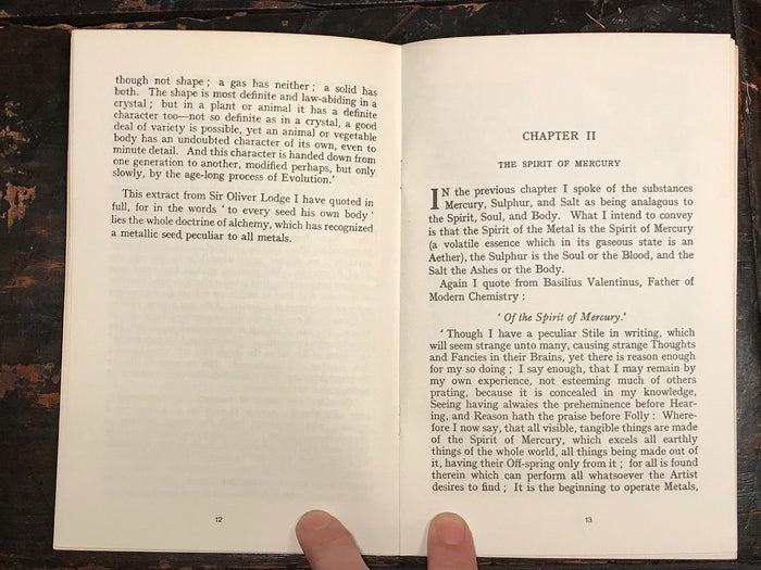 THEORETICAL ALCHEMY - Archibald Cockren - 1988 - Scarce Edition