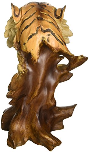 Tiger Collectible Bust Wood Sculpture - EK CHIC HOME