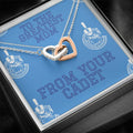 To The Greatest Mom Interlocking Heart Necklace