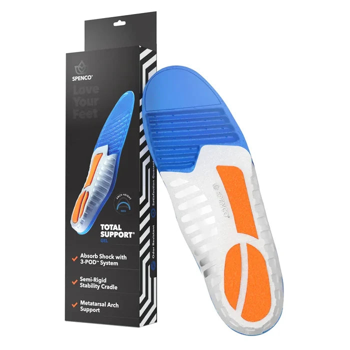 Total Support Gel Insole Women's 7-8.5/Men's 6-7.5