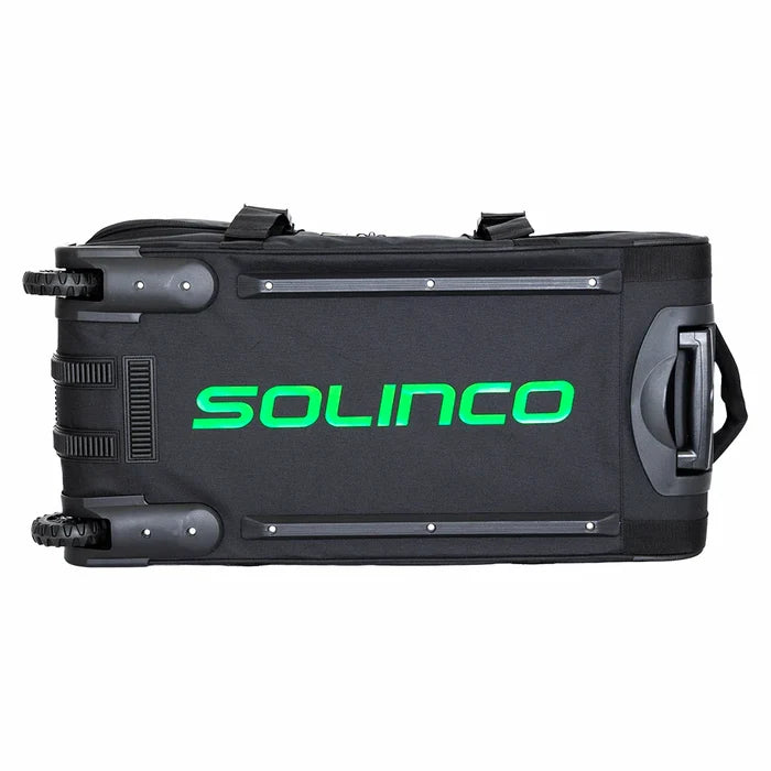 Tour Travel Bag with Wheels Black and Green