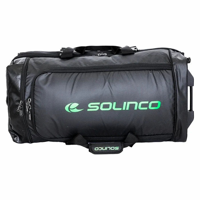 Tour Travel Bag with Wheels Black and Green