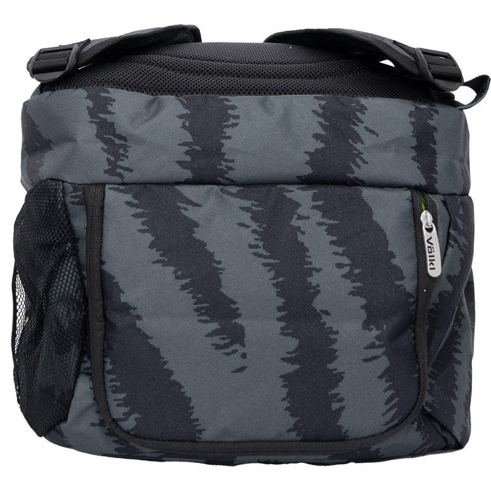 Tour Zebra Backpack Black and Neon Yellow