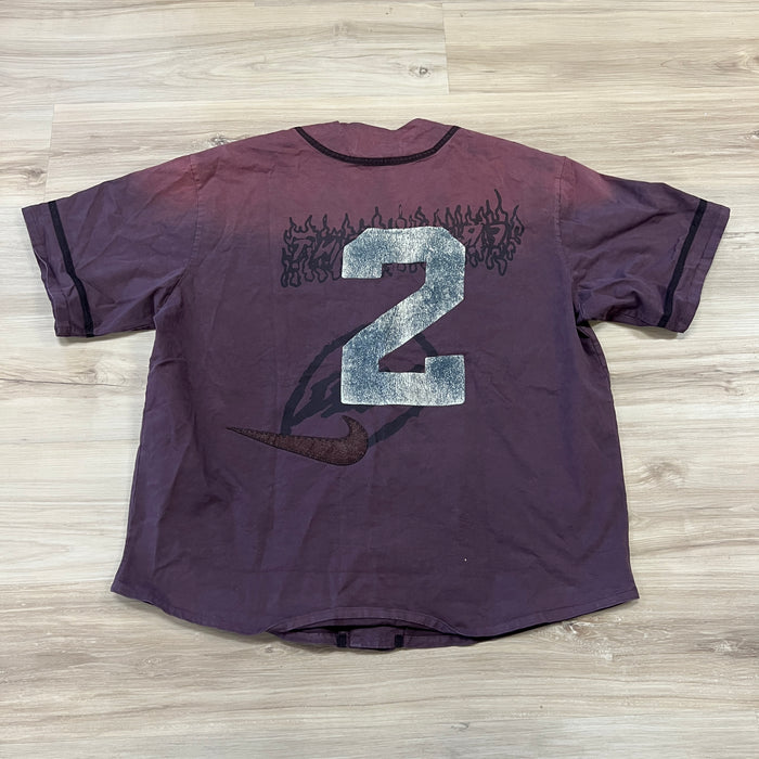 Travis Scott Cactus Jack x Fragment x Nike Tokyo Jack Retro Baseball Jersey Brown