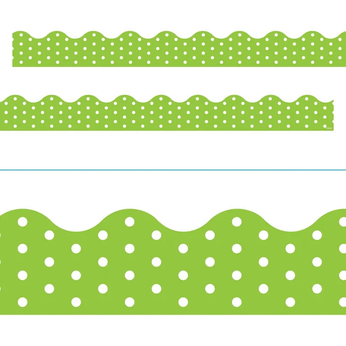 Trend Terrific Trimmers, Lime With Polka Dots (T 92664)