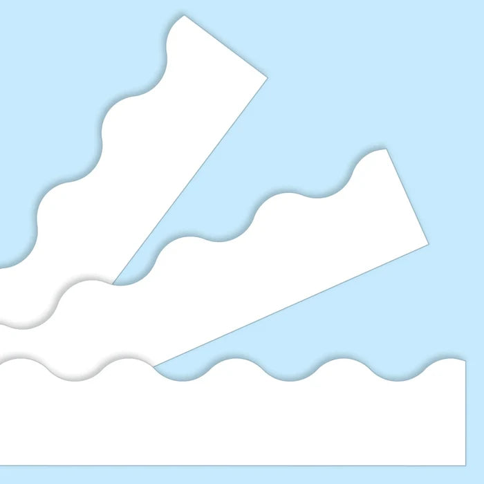 Trend White Terrific Trimmers 39 Ft. Border (T 9883)