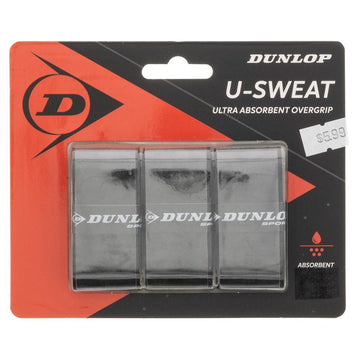U Sweat 3 Pack Overgrip Black