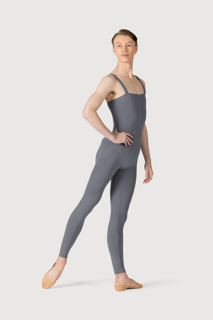 U3700M - Bloch Curtis Tank Strap Seamed Mens Unitard