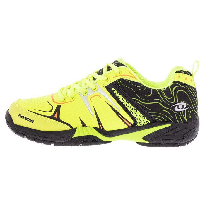 Unisex DinkShot Pickleball Court Shoes Lime and Black