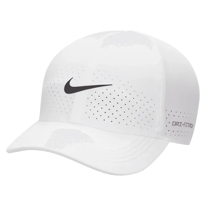 Unisex Dri-FIT Advance Club Unstructured Tennis Cap,Apparel,Nike,100 White/Black,One Size,Tennis Express,FB5598-100_1