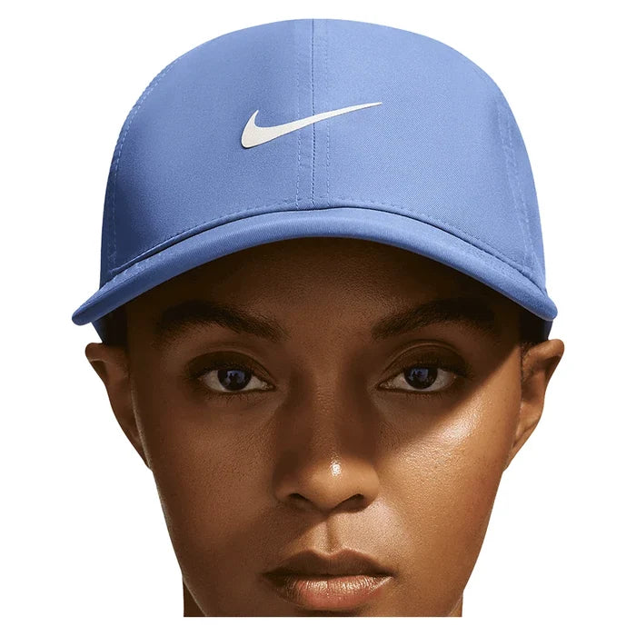 Unisex Dri-FIT Club Unstructured Featherlight Cap Indigo Storm and White