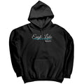 UNISEX Eagle Lake Script Hoodie, White Ink