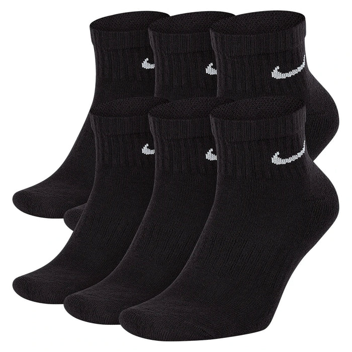 Unisex Everyday Training Ankle Socks Black and White