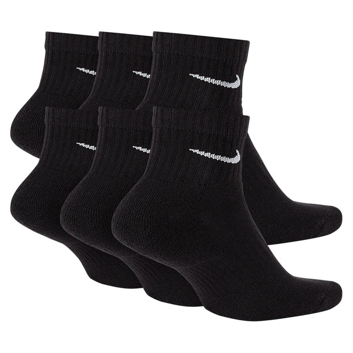 Unisex Everyday Training Ankle Socks Black and White