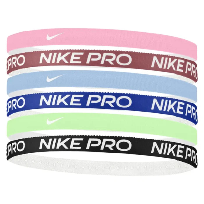 Unisex Flex Classic Headbands 6 Pack Printed Pink Rise and Smoke