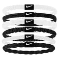 Unisex Flex Hair Tie 6 Pack White and Black