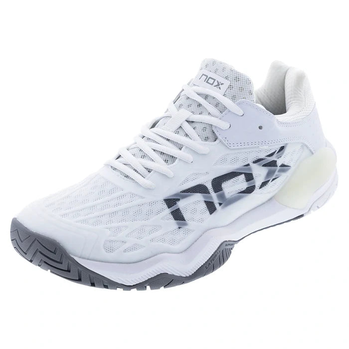 Unisex LUX TEMPO Pickleball Shoes White and Grey