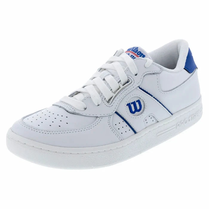 Unisex Pro Staff 87 Shoes White and Deja Vu Blue