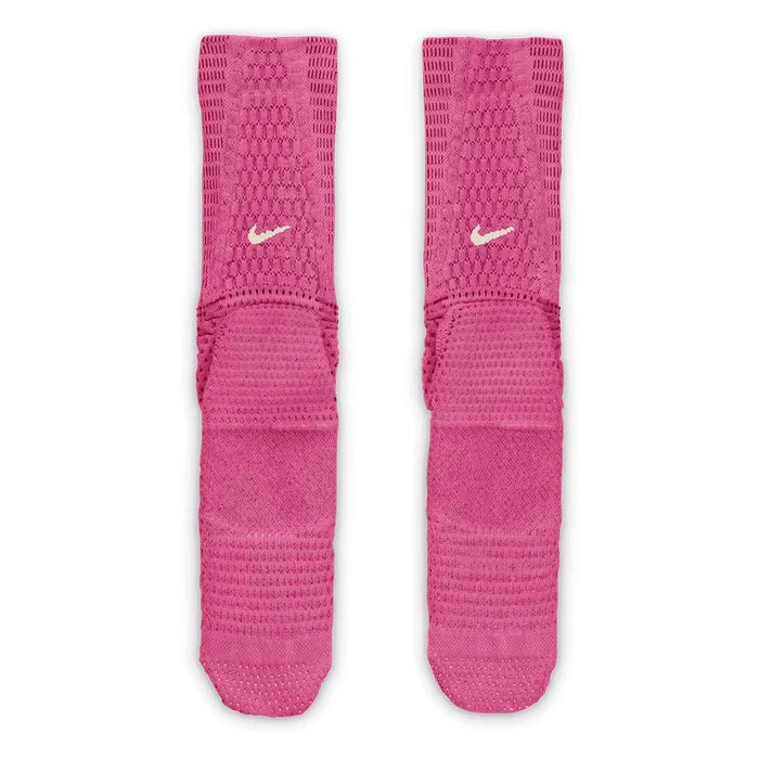 Unisex Unicorn Dri-FIT ADV Cushioned Crew Socks (1 Pair) Desert Pink and Pink Rise