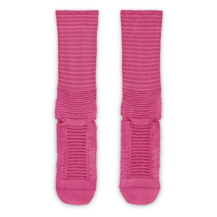 Unisex Unicorn Dri-FIT ADV Cushioned Crew Socks (1 Pair) Desert Pink and Pink Rise