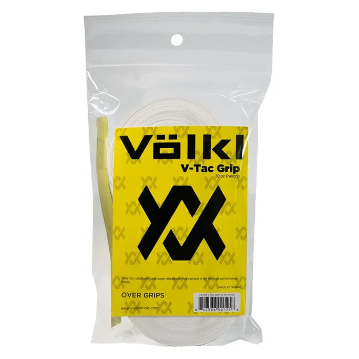 V-Tac 30 Pack White Tennis Overgrip