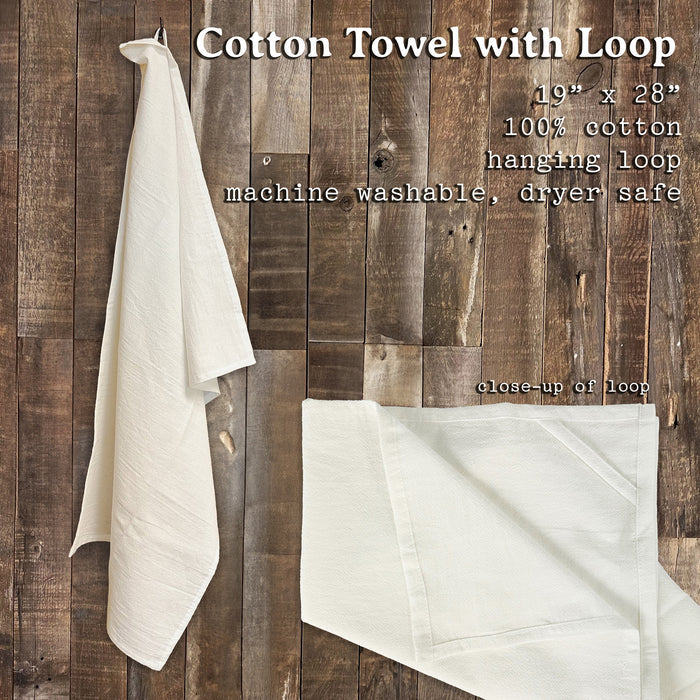 Watercolor Fall Trees (Group) - Cotton Tea Towel