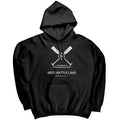 West Battle Lake Paddles Unisex Hoodie WHT