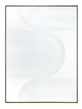 Whatley White Framed Canvas Art
