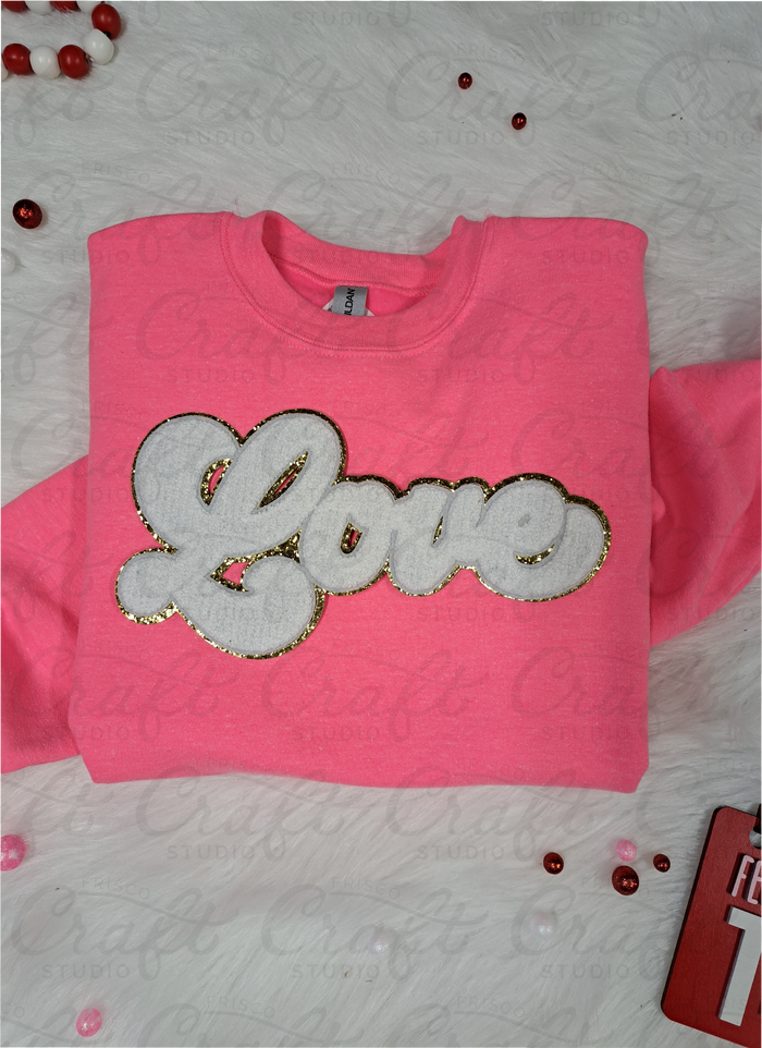 White Love Patch