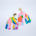 Wiggle Arch // Rainbow Row Earrings