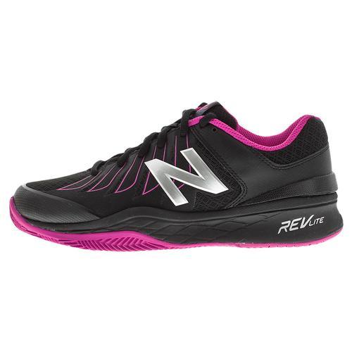 Women's 1006 B Width Shoes Black and Pink