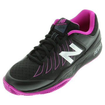 Women's 1006 B Width Shoes Black and Pink