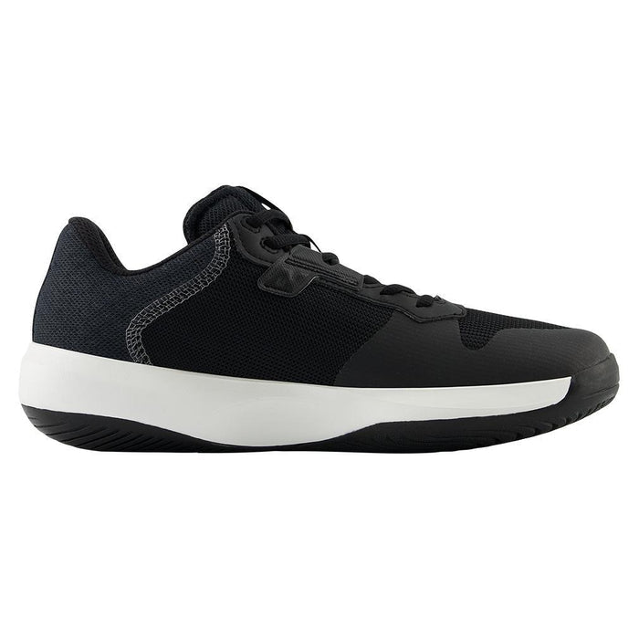 Women's 696v6 B Width Court Shoes Black and White