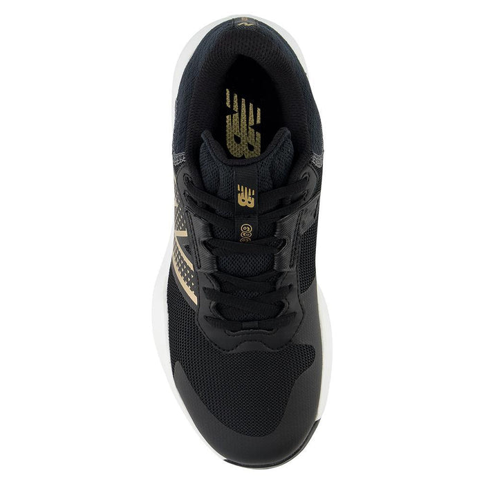 Women's 696v6 B Width Court Shoes Black and White