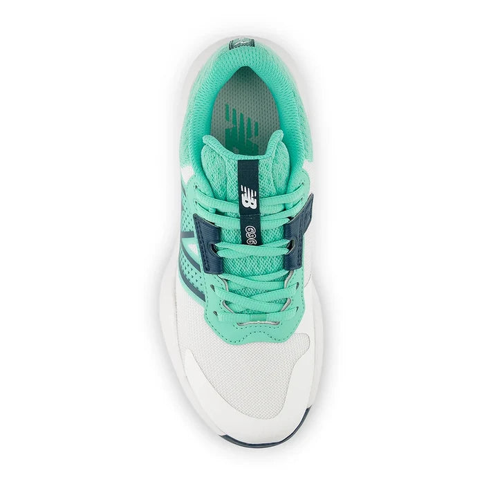 Women's 696v6 B Width Court Shoes White and Deep End
