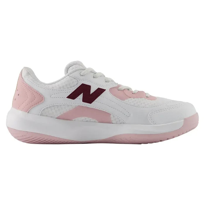 Women's 696v7 B Width Shoes White and Pink Chalk
