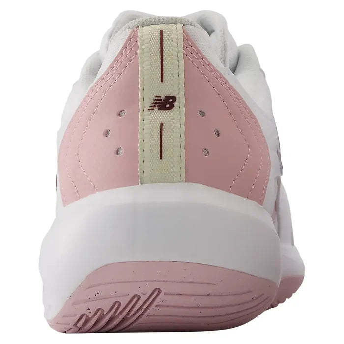 Women's 696v7 B Width Shoes White and Pink Chalk