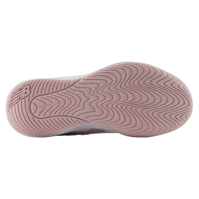 Women's 696v7 B Width Shoes White and Pink Chalk