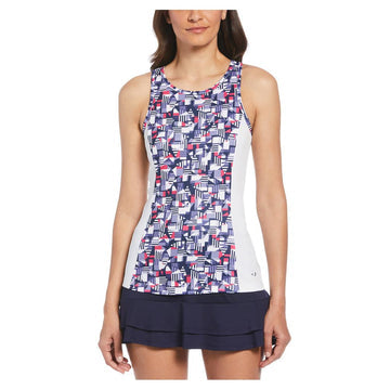 Women's Ace Print Tank Peacoat