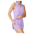 Women's Active Dress with Collar Violet Flame