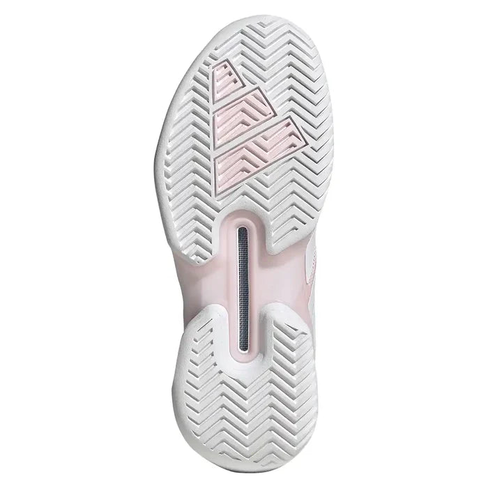 Women's Adizero Ubersonic 5 Shoes Distilled Pink and White