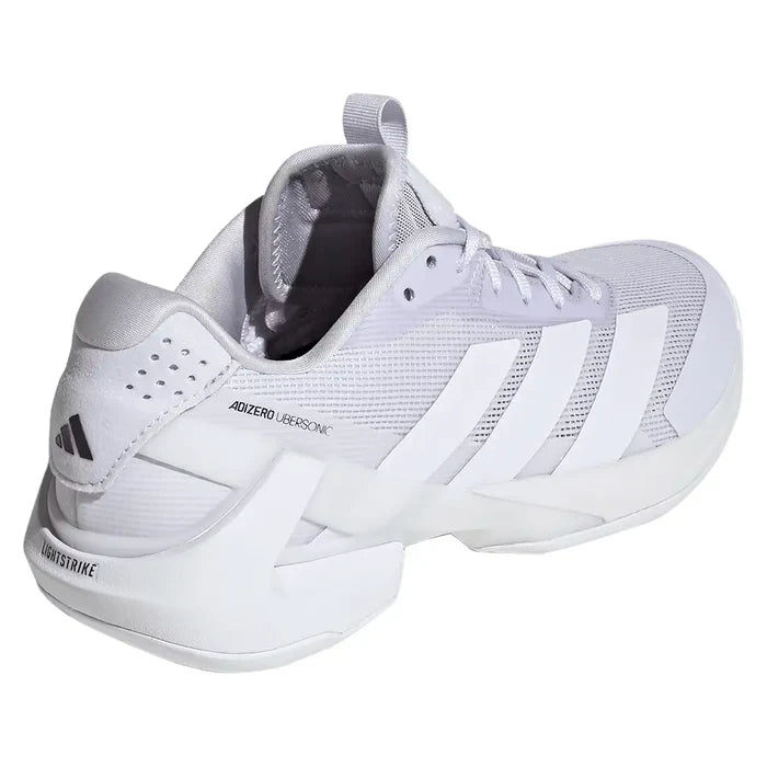 Women's Adizero Ubersonic 5 Shoes Frozen Purple and White