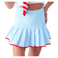 Women's Alicia Skort Light Blue and Red