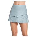 Women's All That Shimmers Scallop 14 Inch Skort Heather Grey