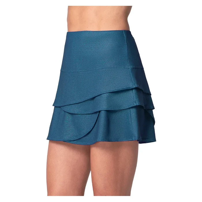 Women's All That Shimmers Scallop Skort Midnight