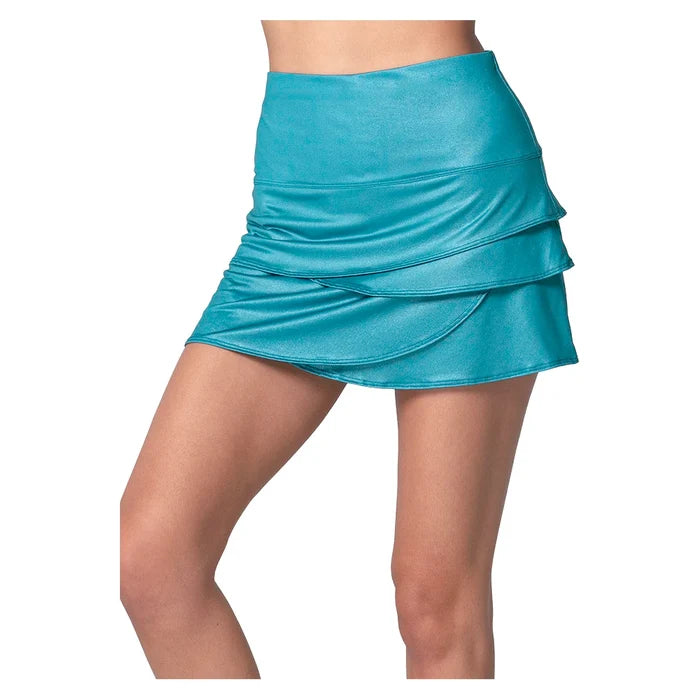 Women's All That Shimmers Scallop Skort Midnight