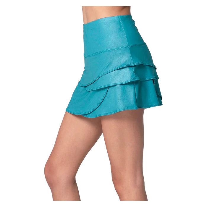 Women's All That Shimmers Scallop Skort Midnight